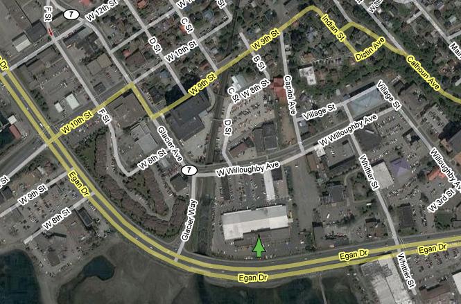 Map to downtown JRC
